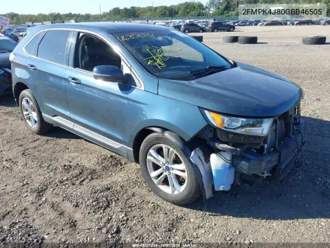 2FMPK4J80GBB46505 — 2016 Ford EDGE, Передняя часть, фото до ремонта