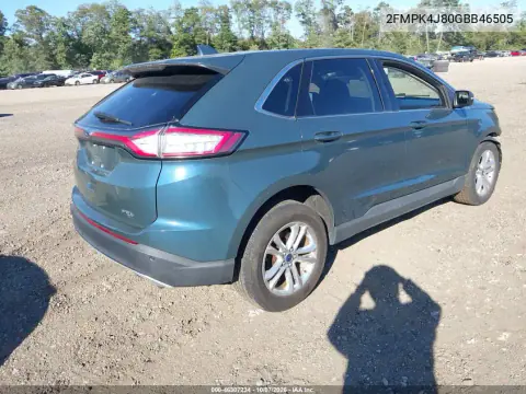 2016 Ford Edge Sel VIN 2FMPK4J80GBB46505 фото 5