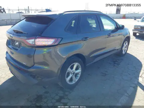 2016 Ford Edge Se VIN 2FMPK4G97GBB13355 фото 5