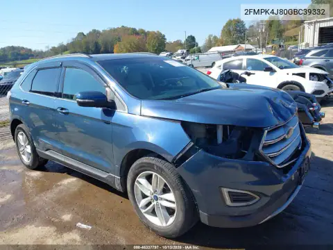 2FMPK4J80GBC39332 — 2016 Ford EDGE, Передняя часть, фото до ремонта