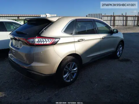 2017 Ford Edge Titanium VIN 2FMPK3K95HBC41001 фото 5