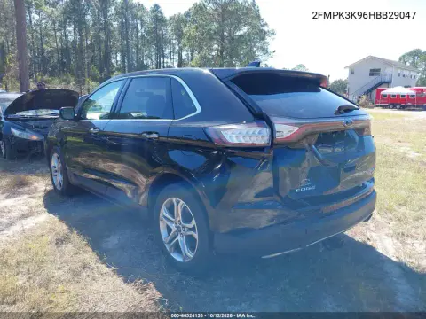 2017 Ford Edge Titanium VIN 2FMPK3K96HBB29047 фото 4
