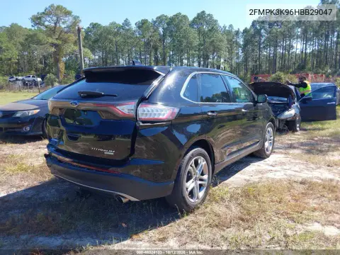 2017 Ford Edge Titanium VIN 2FMPK3K96HBB29047 фото 5