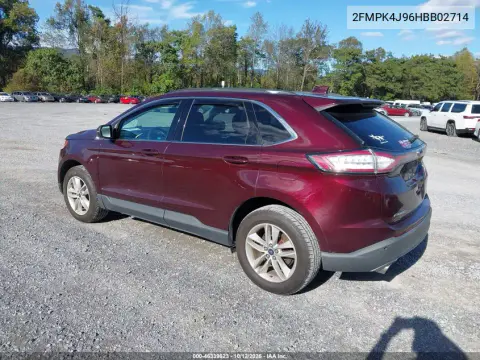 2017 Ford Edge Sel VIN 2FMPK4J96HBB02714 фото 4