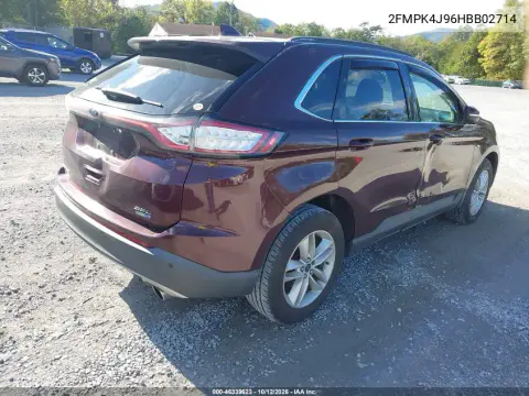 2017 Ford Edge Sel VIN 2FMPK4J96HBB02714 фото 5