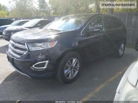 2017 Ford Edge Sel VIN 2FMPK4J90HBB45865 фото 3