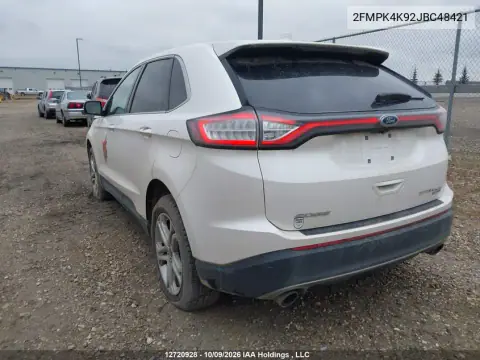 2018 Ford Edge Titanium VIN 2FMPK4K92JBC48421 фото 3