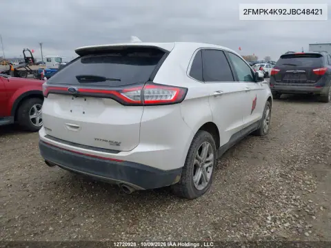2018 Ford Edge Titanium VIN 2FMPK4K92JBC48421 фото 4