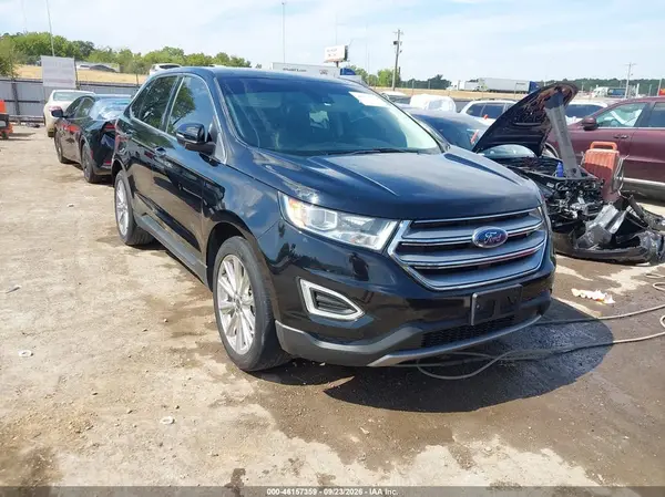 2FMPK3K90JBC11927 — 2018 Ford EDGE, Град (Hail), фото до ремонта
