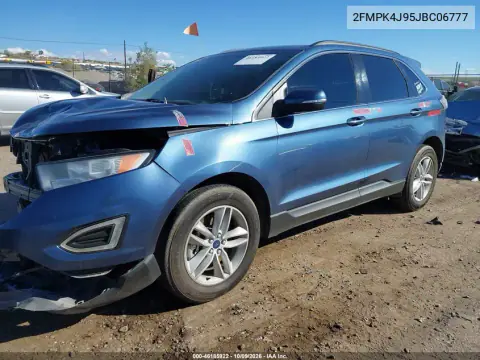 2018 Ford Edge Sel VIN 2FMPK4J95JBC06777 фото 2