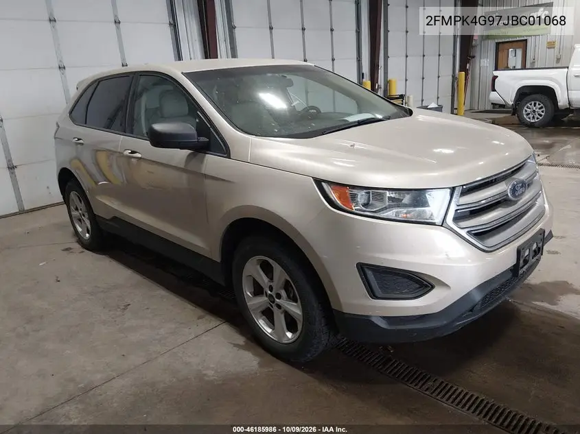 2018 Ford Edge Se VIN 2FMPK4G97JBC01068 фото 1