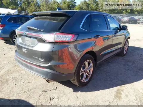2018 Ford Edge Titanium VIN 2FMPK3K93JBB07111 фото 5
