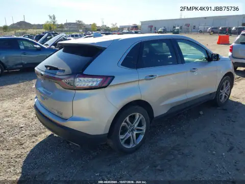2018 Ford Edge Titanium VIN 2FMPK4K91JBB75736 фото 5