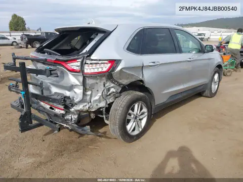 2018 Ford Edge Sel VIN 2FMPK4J84JBB00540 фото 5
