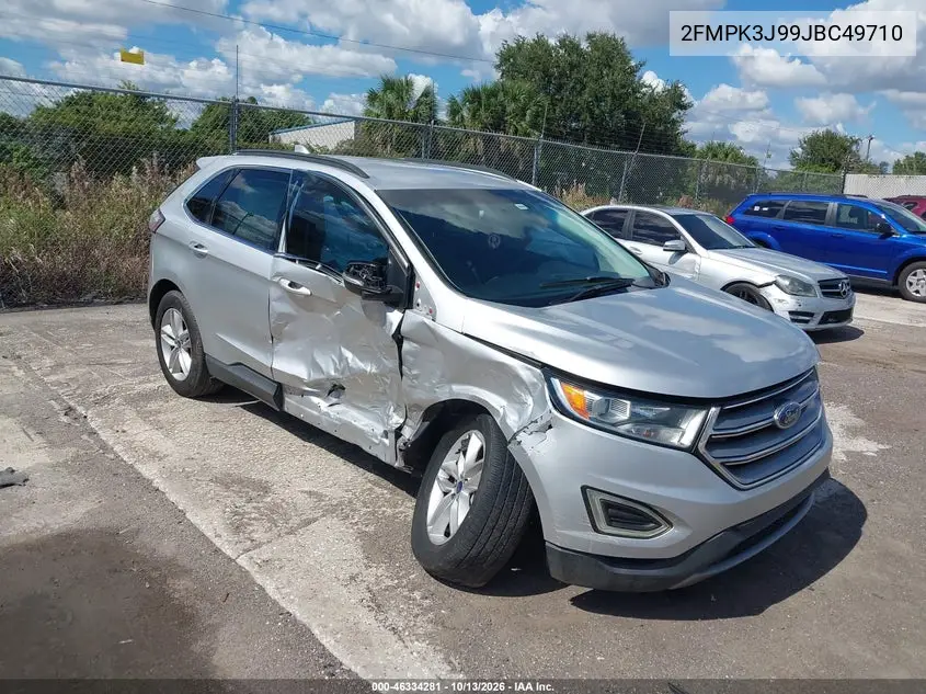 2FMPK3J99JBC49710 Ford EDGE 2018 — повреждение Боковая часть, фото до ремонта