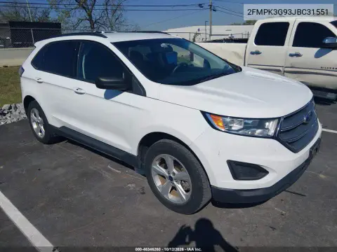 2018 Ford Edge Se VIN 2FMPK3G93JBC31551 фото 2