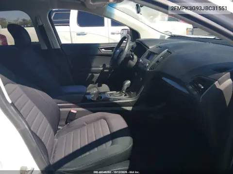2018 Ford Edge Se VIN 2FMPK3G93JBC31551 фото 6