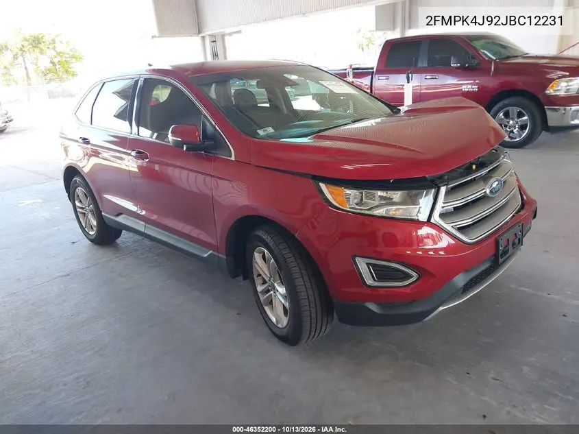 2FMPK4J92JBC12231 — 2018 Ford EDGE, фото 2 с аукциона IAAI, Передний левый