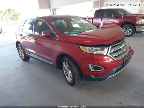2FMPK4J92JBC12231 — 2018 Ford EDGE, Передний левый, фото до ремонта