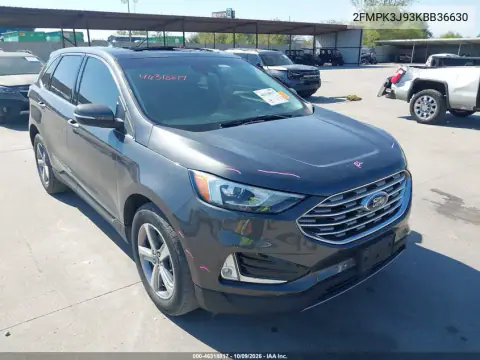 2019 Ford Edge Sel VIN 2FMPK3J93KBB36630 фото 2