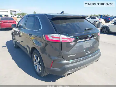 2019 Ford Edge Sel VIN 2FMPK3J93KBB36630 фото 4