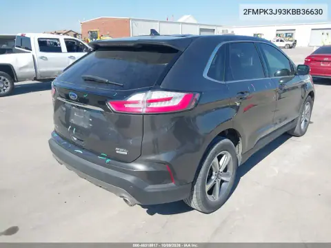 2019 Ford Edge Sel VIN 2FMPK3J93KBB36630 фото 5