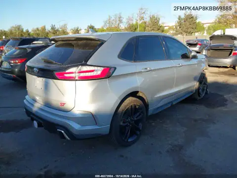 2FMPK4AP8KBB69885 — 2019 Ford EDGE, фото 5 с аукциона IAAI, Опрокидывание