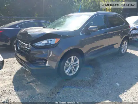 2020 Ford Edge Sel VIN 2FMPK3J91LBA74162 фото 3