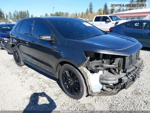 2FMPK4J90LBB25091 — 2020 Ford EDGE, Передняя часть, фото до ремонта