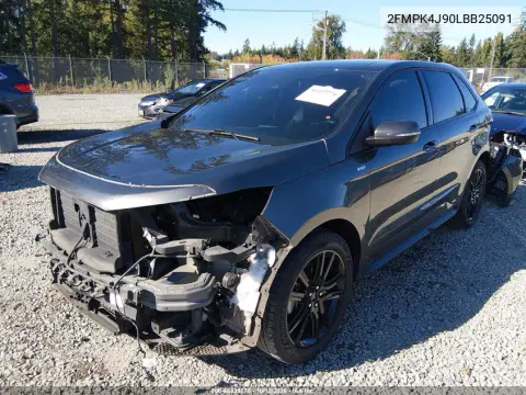 2020 Ford Edge St Line VIN 2FMPK4J90LBB25091 фото 3