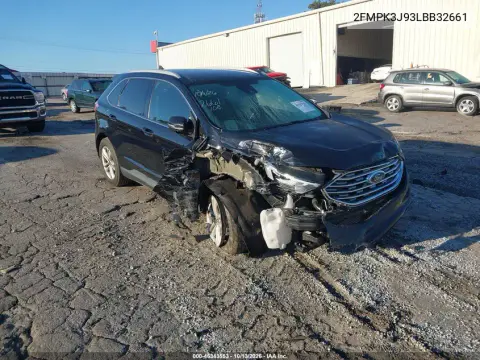 2FMPK3J93LBB32661 — 2020 Ford EDGE, Передняя часть, фото до ремонта
