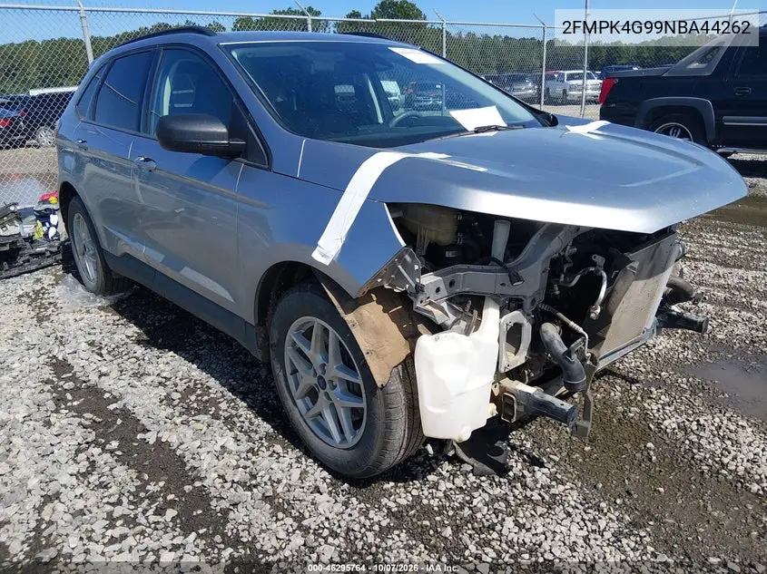 2022 Ford Edge Se VIN 2FMPK4G99NBA44262 фото 2