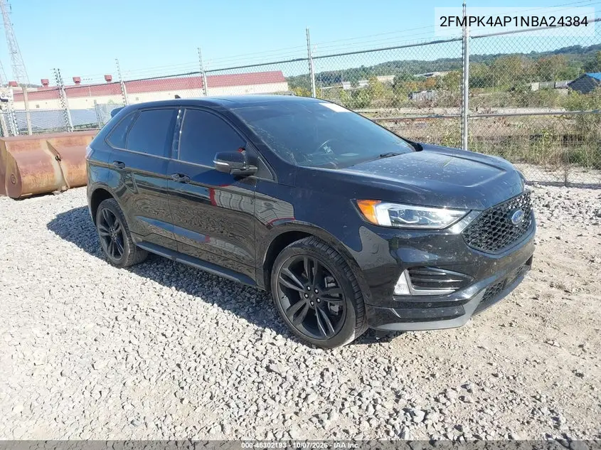 2022 Ford Edge St VIN 2FMPK4AP1NBA24384 фото 2