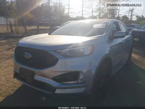 2024 Ford Edge St-Line VIN 2FMPK4J90RBA96362 фото 3