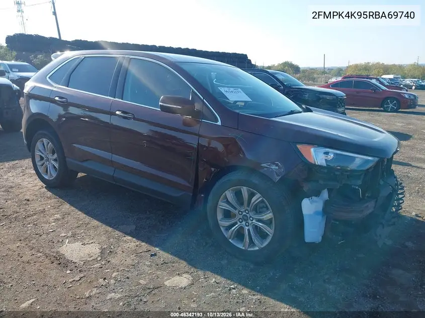2FMPK4K95RBA69740 — 2024 Ford EDGE, фото 2 с аукциона IAAI, Передняя часть
