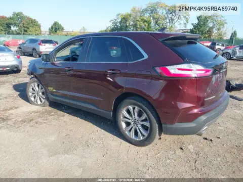 2FMPK4K95RBA69740 — 2024 Ford EDGE, фото 4 с аукциона IAAI, Передняя часть