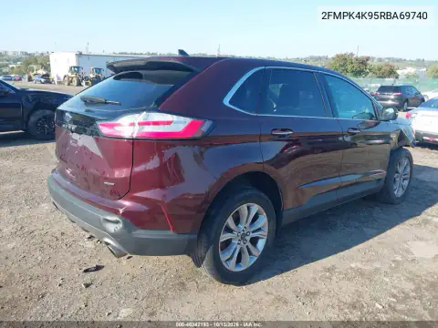 2FMPK4K95RBA69740 — 2024 Ford EDGE, фото 5 с аукциона IAAI, Передняя часть