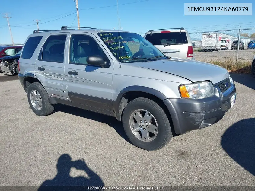 1FMCU93124KA60779 — 2004 Ford Escape, фото 2 с аукциона IAAI 19.10.2026, Передняя часть