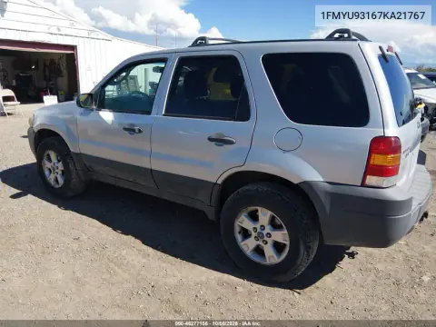 2007 Ford Escape Xlt/Xlt Sport VIN 1FMYU93167KA21767 фото 3