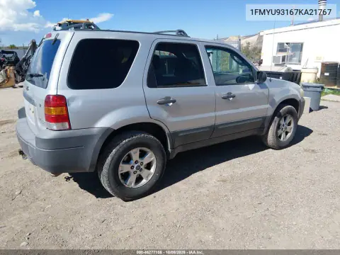 2007 Ford Escape Xlt/Xlt Sport VIN 1FMYU93167KA21767 фото 4