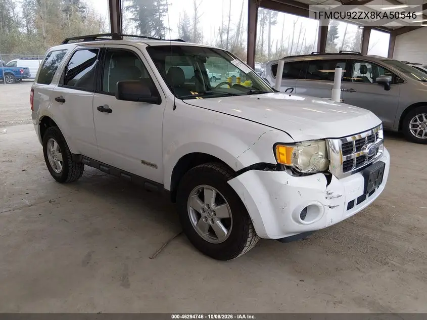 2008 Ford Escape Xls VIN 1FMCU92ZX8KA50546 фото 2
