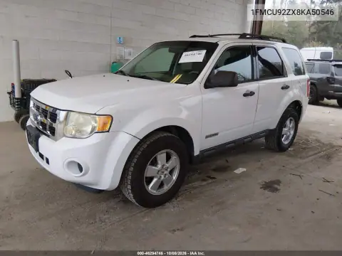 2008 Ford Escape Xls VIN 1FMCU92ZX8KA50546 фото 3