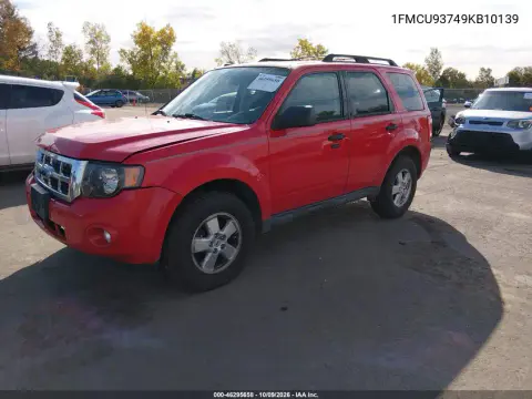 2009 Ford Escape Xlt VIN 1FMCU93749KB10139 фото 3