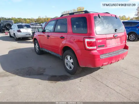 2009 Ford Escape Xlt VIN 1FMCU93749KB10139 фото 4
