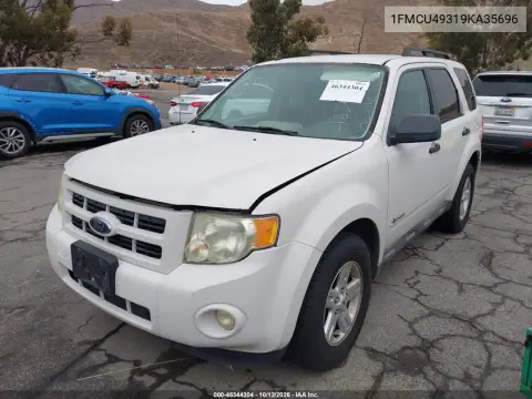 2009 Ford Escape Hybrid Limited VIN 1FMCU49319KA35696 фото 2