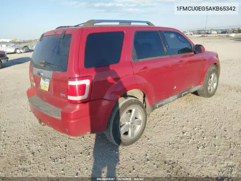 1FMCU0EG5AKB65342 — 2010 Ford Escape, фото 5 с аукциона IAAI, Возвращение во владение