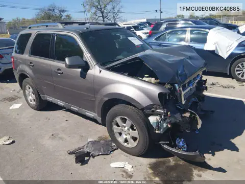 1FMCU0EG0BKC40885 — 2011 Ford Escape, Передняя часть, фото до ремонта