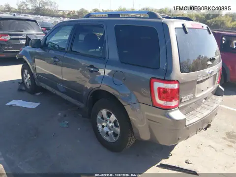2011 Ford Escape Limited VIN 1FMCU0EG0BKC40885 фото 3