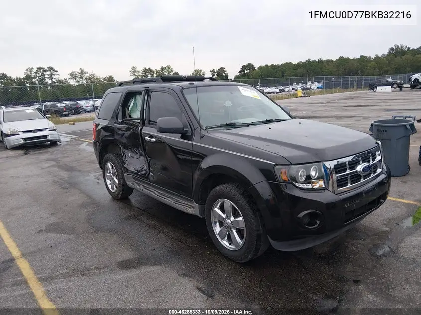 2011 Ford Escape Xlt VIN 1FMCU0D77BKB32216 фото 2