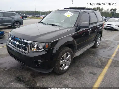 2011 Ford Escape Xlt VIN 1FMCU0D77BKB32216 фото 3